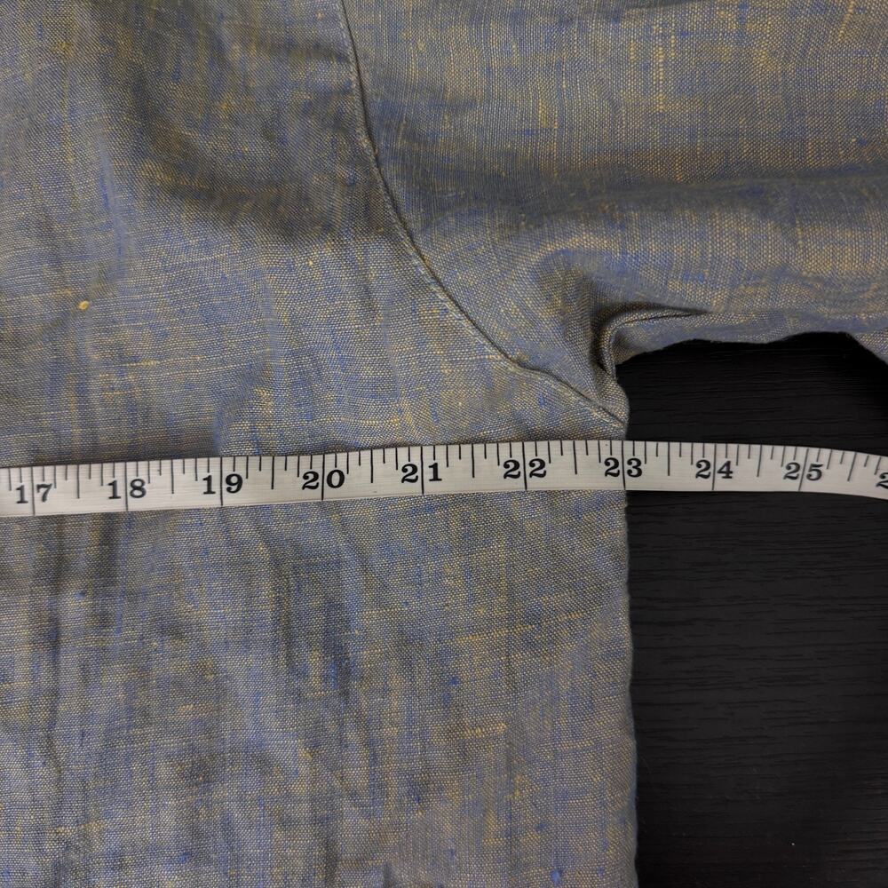 B Hadikusumo Jacket Womens One Size Lagenlook Linen Hooded Button Front - Picture 10 of 12